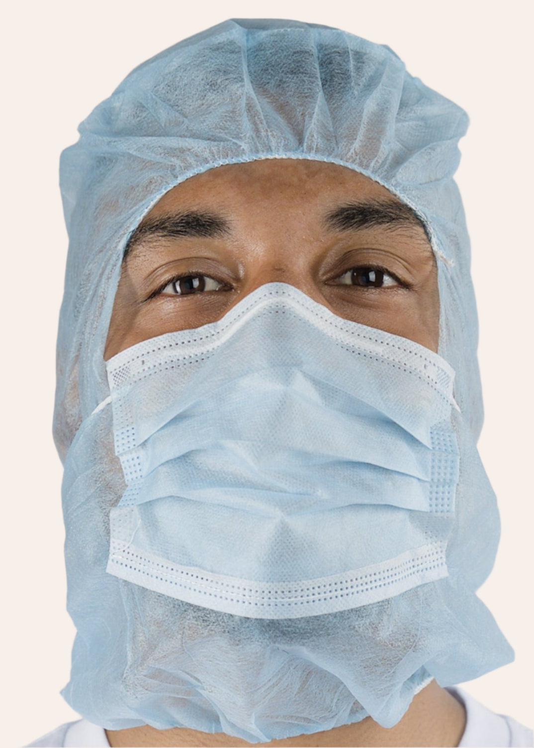 Hood with Face Mask | Blue