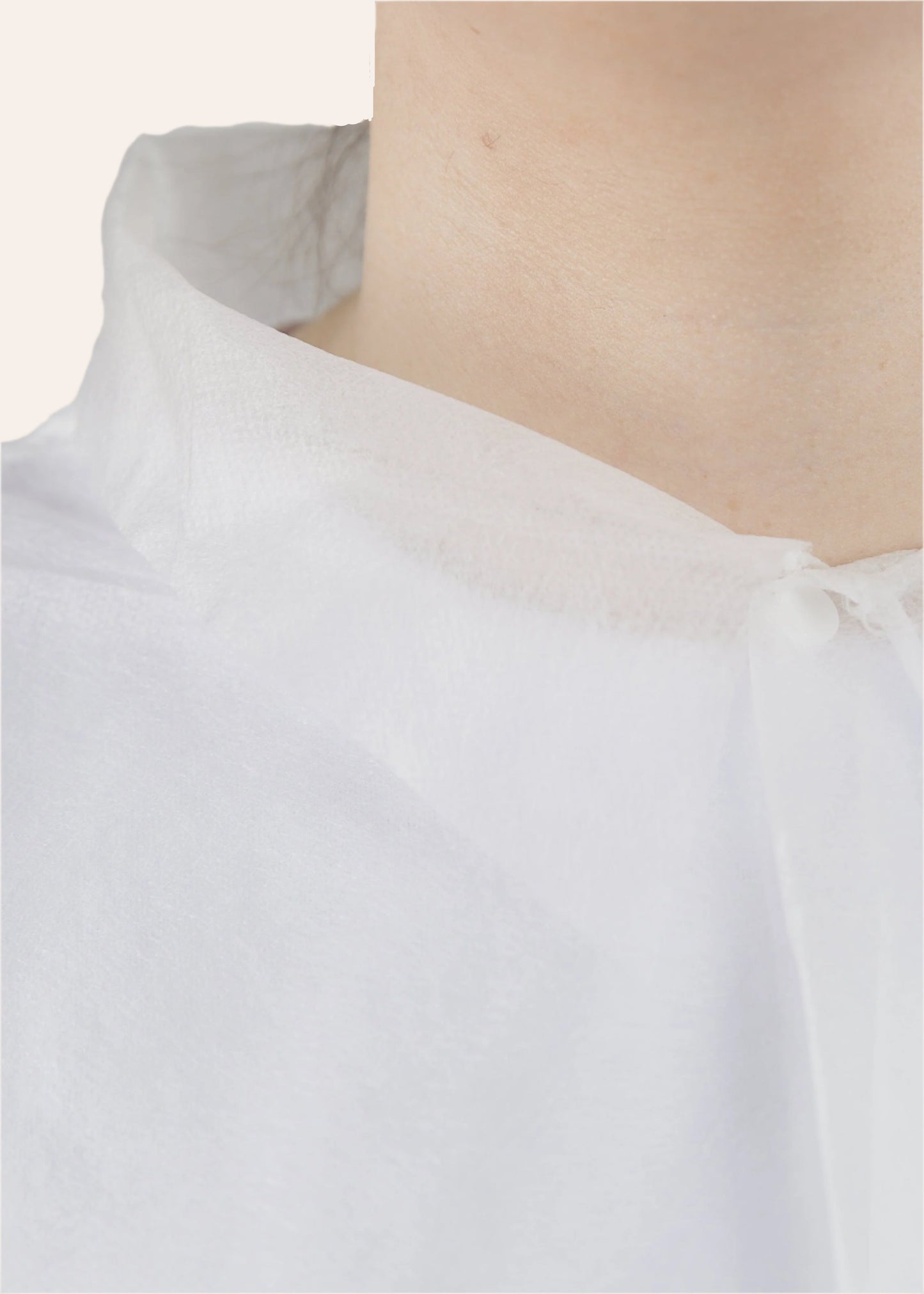 Disposable Domed Lab Coats | With Pockets