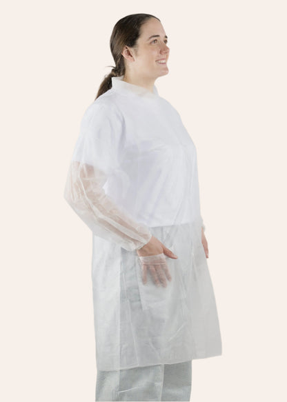 50 Disposable Lab Coats