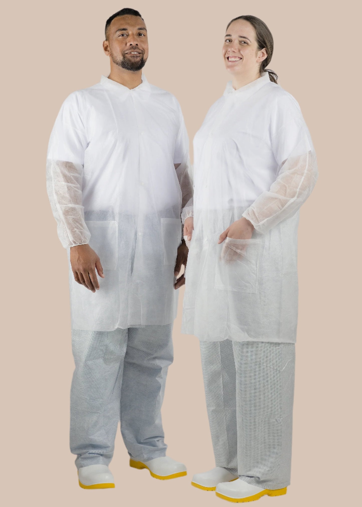 50 Disposable Lab Coats