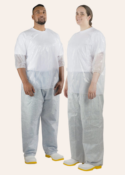 200 Short Jackets 3/4 Sleeve with Elastic Cuffs [LDPE JS]