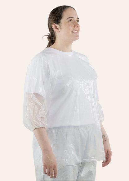 200 Short Jackets 3/4 Sleeve with Elastic Cuffs [LDPE JS]