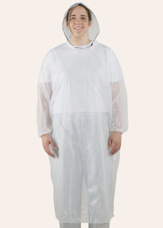 SHORT Splash Jacket with Hood | Elastic cuffed sleeves [LDPE RJX]