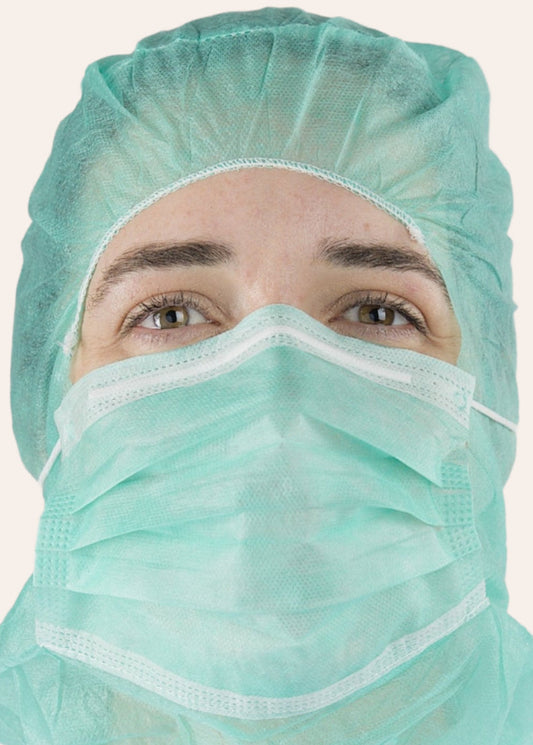 Hood with Face Mask | Green