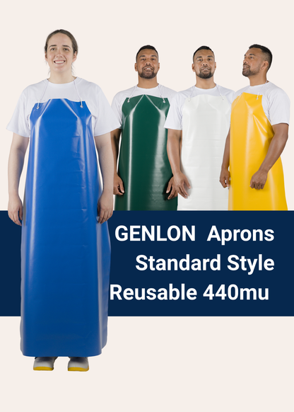 GENLON Reusable Aprons | Durable PVC Coated Nylon